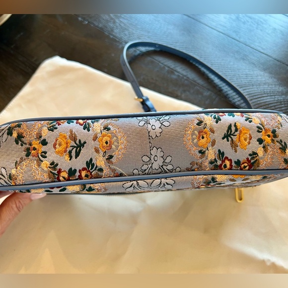 Authentic Tory Burch Monogram Brocade Studio Bag - Picture 10 of 10